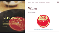 Desktop Screenshot of lofi-wines.com